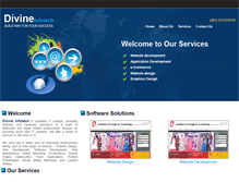 Tablet Screenshot of divineinfotech.com